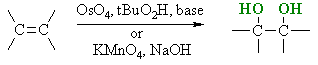 hydroxylation of alkenes